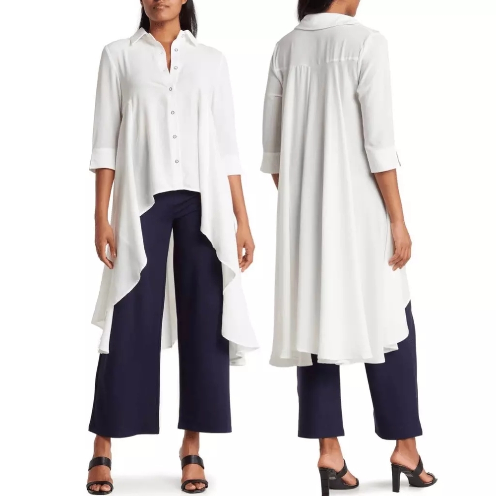 Patrizia Luca High-low Blouse Size M